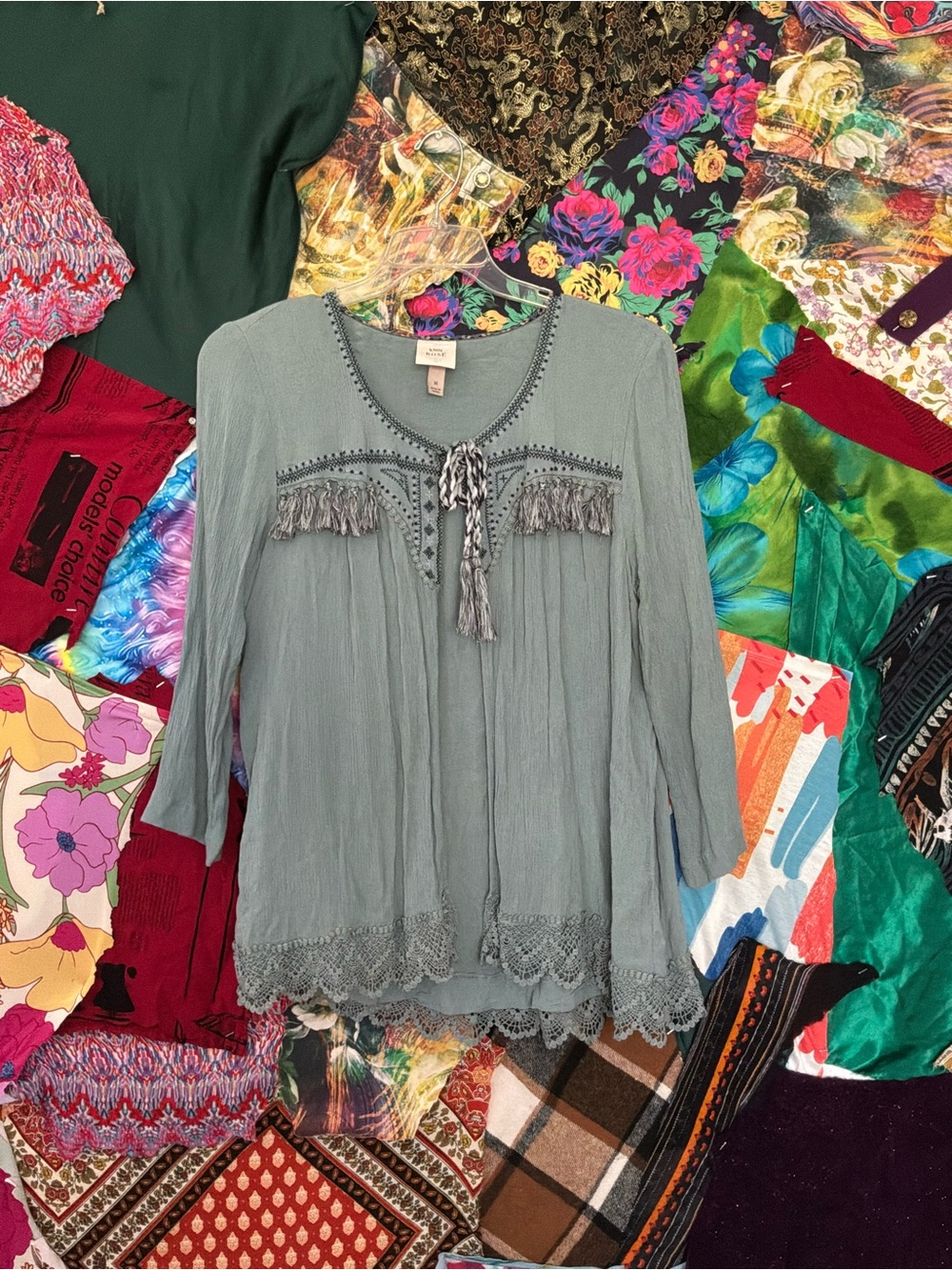 Knox rose embroidered cardigan
